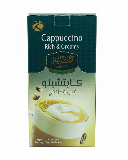 كباتشينو سريع التحضير ظرف 10*25 جم